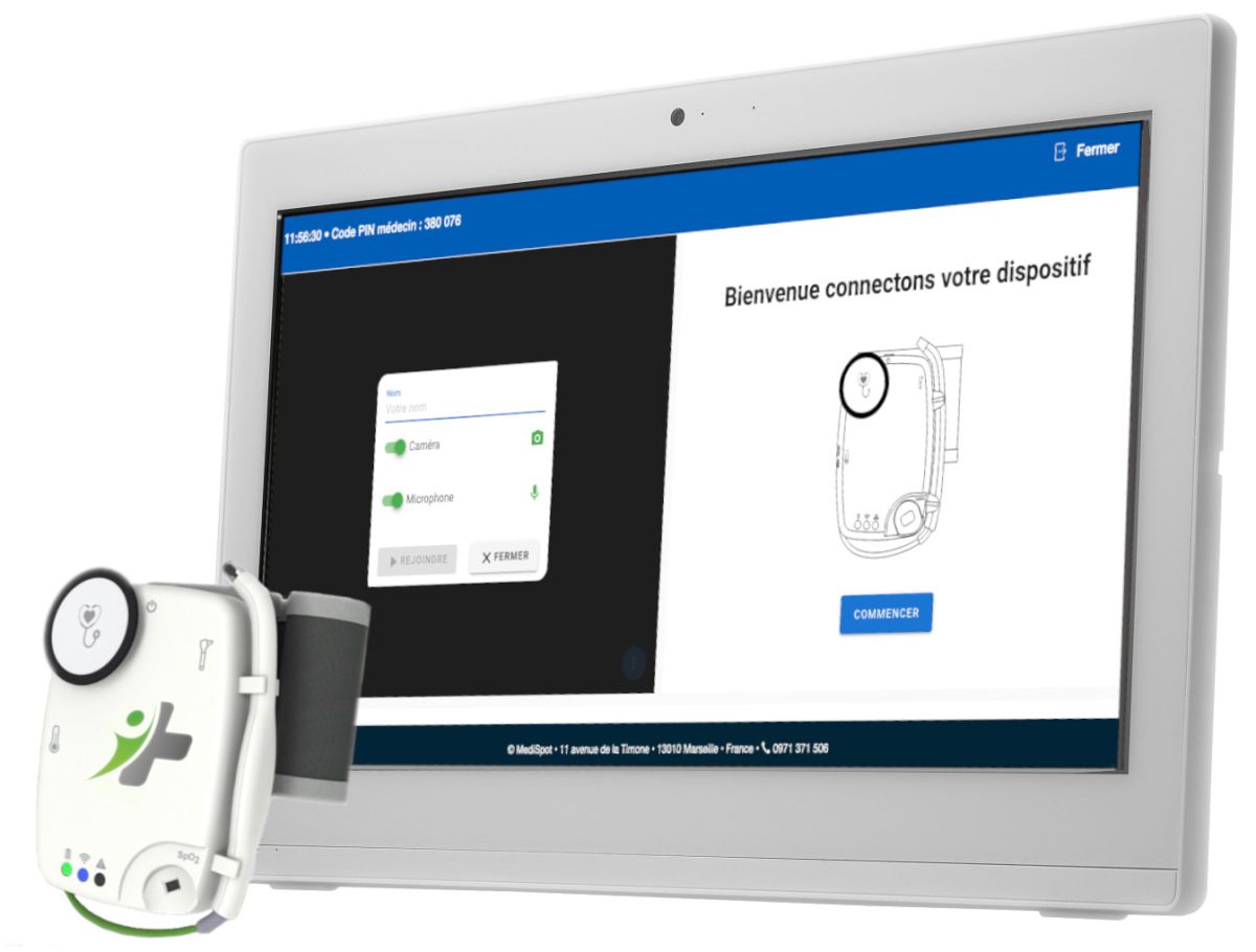 poste-teleconsultation-medispot-premium